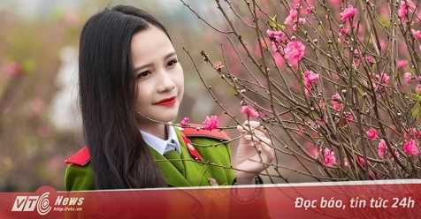 Hoa khôi trường công an gửi lời chúc gì đầu năm mới?