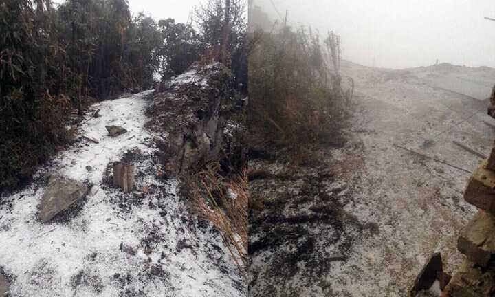 Mưa đá phủ trắng đỉnh Fanxipan: Dự đoán 'tiểu' Kỷ băng hà 2017 có thành sự thật?