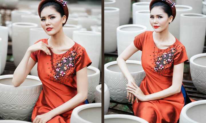 Sau khi công khai sửa mũi, Á hậu Kim Nguyên tự tin xuất hành đầu năm