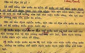 Ảnh: Những bút tích lần đầu tiên được công bố của cố Tổng Bí thư Trường Chinh