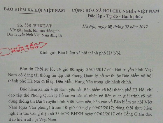 Cán bộ đi lễ trong giờ làm việc: Bảo hiểm Xã hội Việt Nam vào cuộc