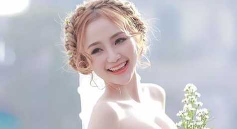 Nữ DJ Sài thành hóa cô dâu xinh đẹp trong bộ ảnh mới
