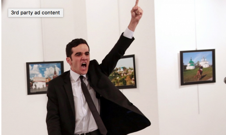 Bức ảnh đại sứ Nga bị ám sát đoạt giải World Press Photo 2017