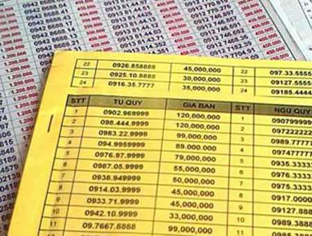 Sim 11 số tăng giá mạnh sau quyết định đổi số di động