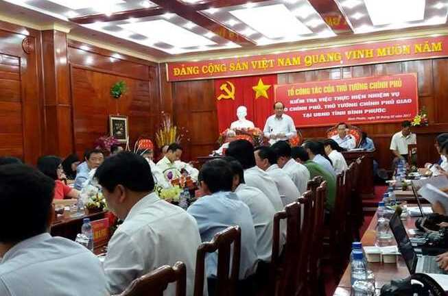 Chủ tịch Bình Phước xin lỗi Thủ tướng