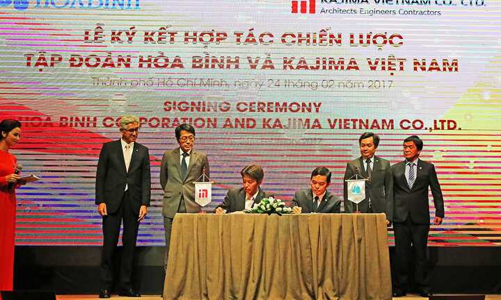 Hòa Bình trở thành đối tác chiến lược của Kajima