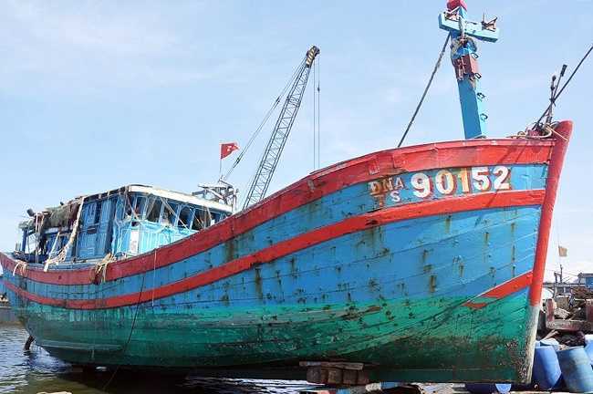 Đà Nẵng sẽ trưng bày tàu cá bị tàu Trung Quốc đâm chìm ở Hoàng Sa