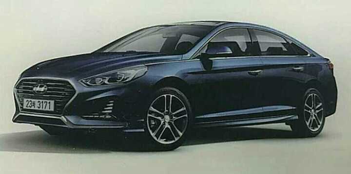 Lộ ảnh phác thảo đẹp ấn tượng của Hyundai Sonata 2018