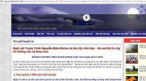 Sự thật chuyện tìm thấy mộ Trạng Trình: Truy tìm kẻ tung tin thất thiệt