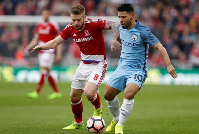 Nhẹ nhàng hạ Middlesbrough, Man City vào bán kết FA Cup