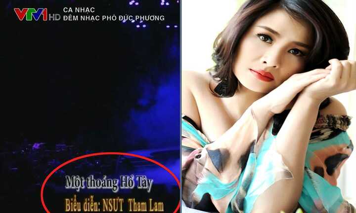 Bị VTV1 nhầm tên thành 'Tham Lam', Thanh Lam lên tiếng
