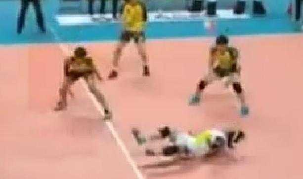 Video: Chàng béo anh hùng 6 lần dùng mặt đỡ bóng cứu nguy