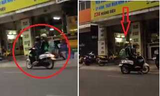 Clip: CSGT Đà Nẵng nhắc đôi nam nữ đi ngược chiều quay đầu