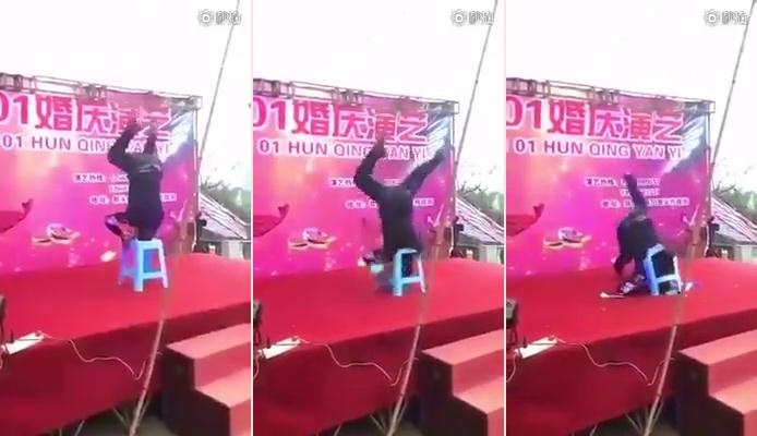 Clip: Thanh niên trồng cây chuối trên ghế nhựa và cái kết 'đắng'