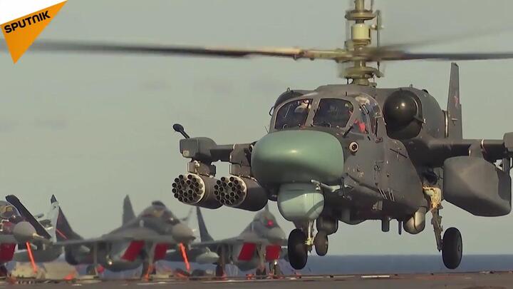 Video: 'Cá sấu' Ka-52K phô diễn uy lực đáng gờm trên biển