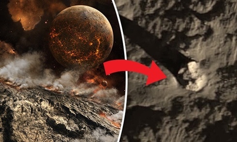 Hé lộ cuộc chiến vũ trụ nhờ 'mảnh vỡ đĩa bay' trên Mặt trăng