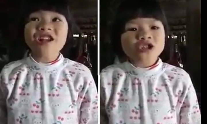 Bé gái hát nhạc chế Táo quân khiến người xem bật cười