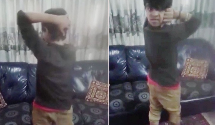 Cậu bé xoay đầu 180° như trong phim kinh dị gây xôn xao