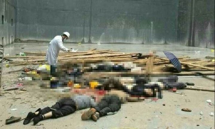 Sập giàn giáo nhà máy nhiệt điện Trung Quốc, ít nhất 9 người chết