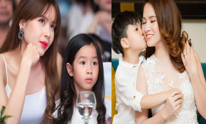 Đan Lê, Lưu Hương Giang khoe nhóc tì xinh xắn, dễ thương