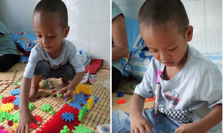 Cuộc sống bé Đạt 'xếp dép' và mẹ đầy ắp niềm vui từ căn phòng trọ nhỏ