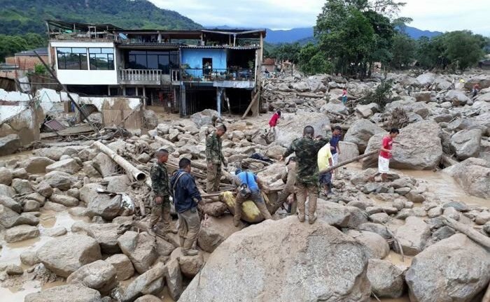 Lở đất khủng khiếp ở Colombia, hơn 200 người thiệt mạng