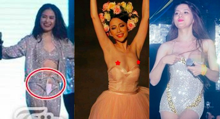Những lần tụt váy, rách quần vì trang phục sexy 'phản chủ' của mỹ nhân Việt