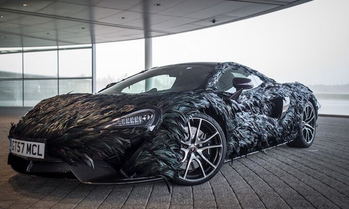 Siêu xe McLaren 570GT bọc... lông chim độc nhất vô nhị