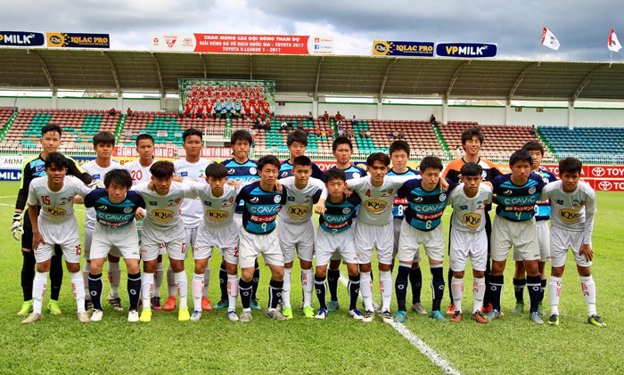Trực tiếp U17 HAGL vs U18 Mito Hollyhock