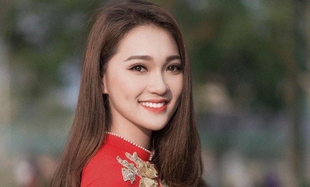 Nữ sinh xinh đẹp cao như siêu mẫu giành Á khôi Học viện Nông nghiệp