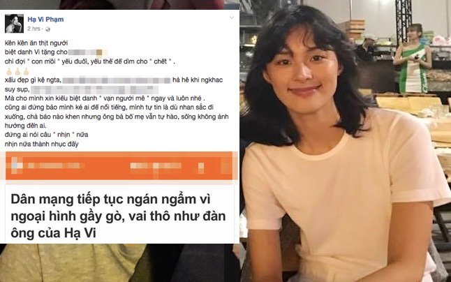 Bị chê xấu, vai thô như đàn ông, bạn gái Cường Đô la 'xù lông' đáp trả