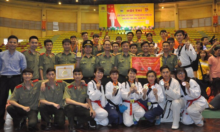 Học viện An ninh giành giải nhất Hội thi võ thuật Thanh niên CAND 2017