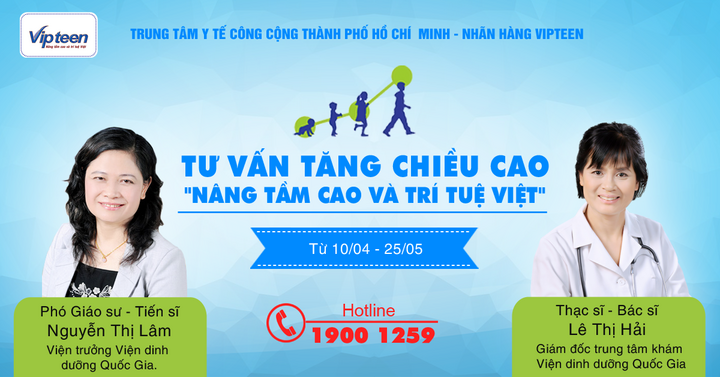 Khởi động Chương trình khám, tư vấn tăng chiều cao cho trẻ tại TP.HCM