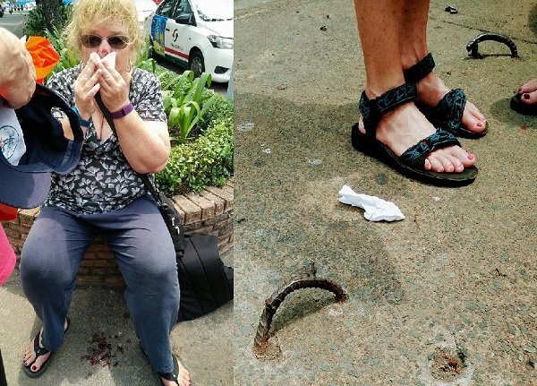 Du khách ngã vỡ mặt vì bẫy trên phố Sài Gòn: Bồi thường 1.000 USD