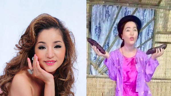 Nghệ sĩ Thúy Nga tá hỏa khi nhìn tượng sáp, đòi cất vào kho