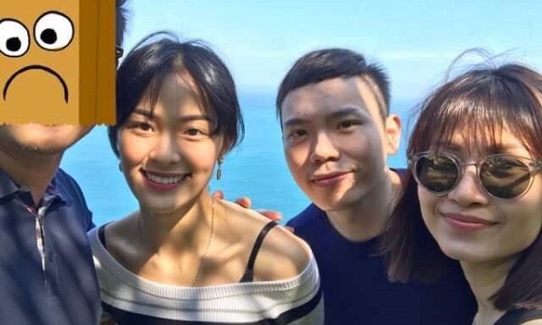 Lộ diện hình ảnh người đàn ông bí ẩn Hạ Vi che mặt khi đi cùng đi du lịch