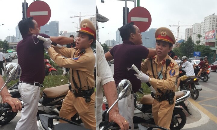 Video: Đi vào làn BRT, người trên ô tô hung hăng đánh tài xế xe máy