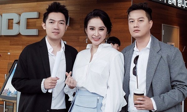 Angela Phương Trinh xinh đẹp rạng rỡ khi làm việc tại Hàn Quốc