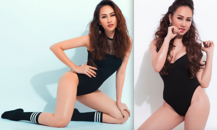Khó lòng nhận ra MC Kim Duyên trong hình ảnh sexy