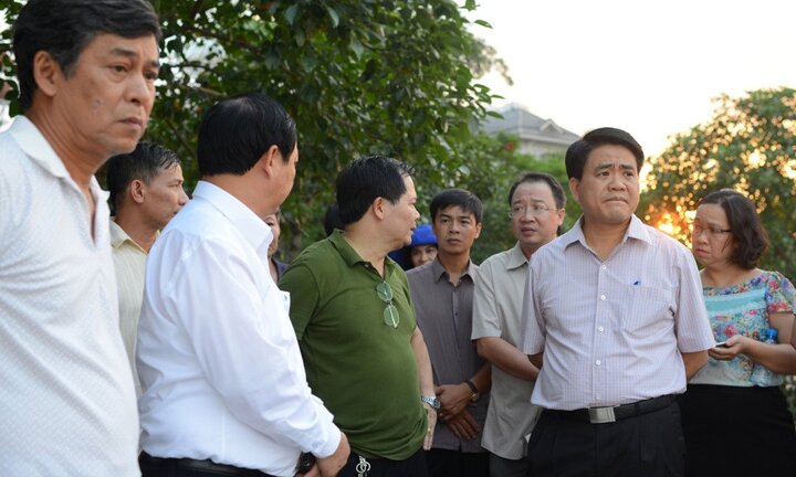 Ông Nguyễn Đức Chung đối thoại với người dân Đồng Tâm