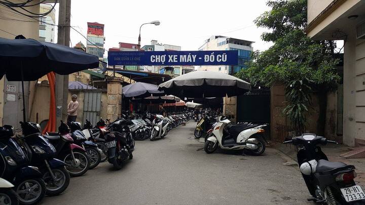 Chợ xe cũ Chùa Hà chờ 'chết' vì ế ẩm