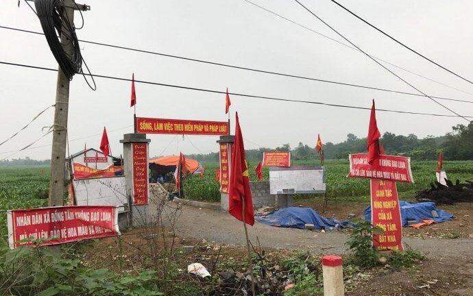 Hình ảnh mới nhất ở Đồng Tâm sau đối thoại với ông Nguyễn Đức Chung