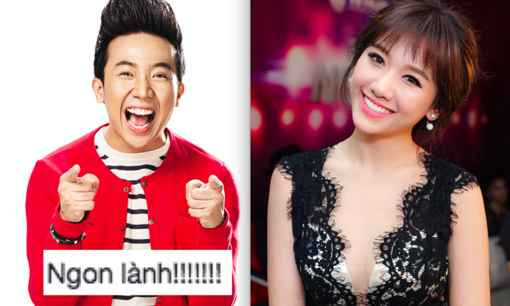 Hari Won diện sexy không nội y, Trấn Thành khen 'ngon'