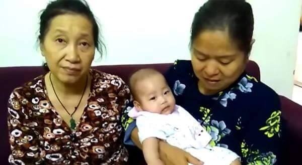 Bé gái gần 6 tháng tuổi bị bỏ rơi trước cửa căn hộ chung cư ở Hà Nội