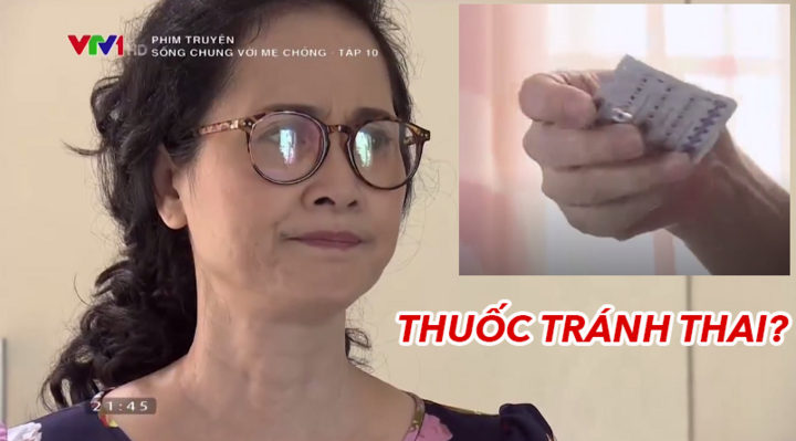 Sống chung với mẹ chồng tập 10: Mẹ chồng phát hiện Vân dùng thuốc tránh thai