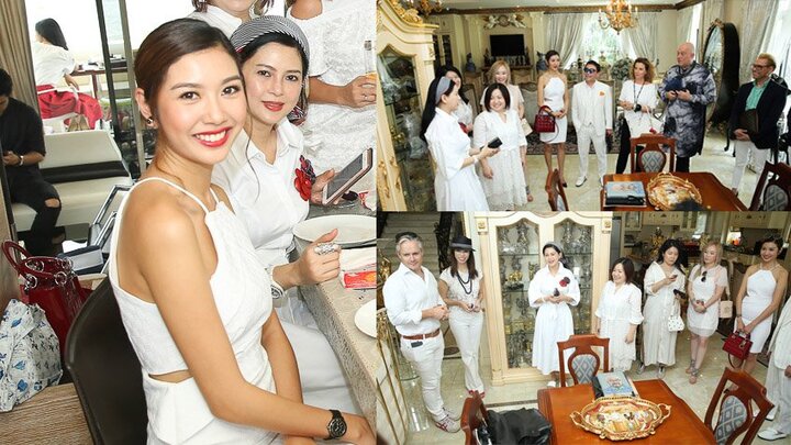 Á hậu Thuý Vân thăm biệt thự dát vàng, du thuyền triệu USD nhà Hà Tăng