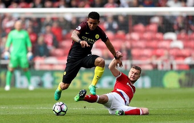 Video kết quả trận Middlesbrough vs Man City: Man City hòa chật vật đội nhược tiểu