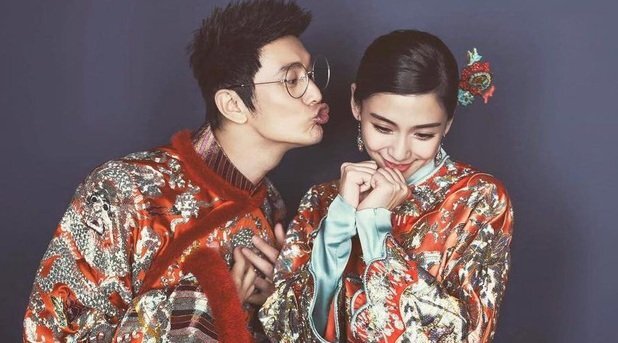 2 tấm ảnh cưới chưa từng được công bố của Angela Baby - Huỳnh Hiểu Minh