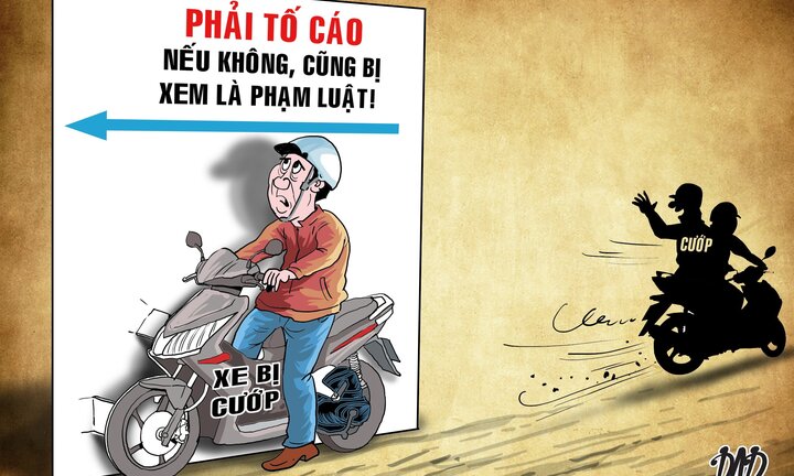 Bị cướp mà không trình báo là vi phạm pháp luật