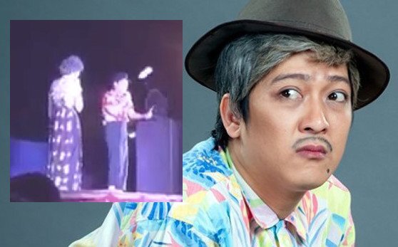 Lần thứ 2 bị ném chai nước lên sân khấu, và đây là phản ứng của Trường Giang